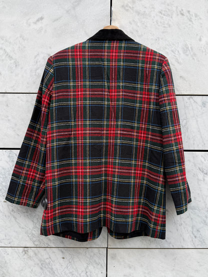 Blazer ruter diamant knapp