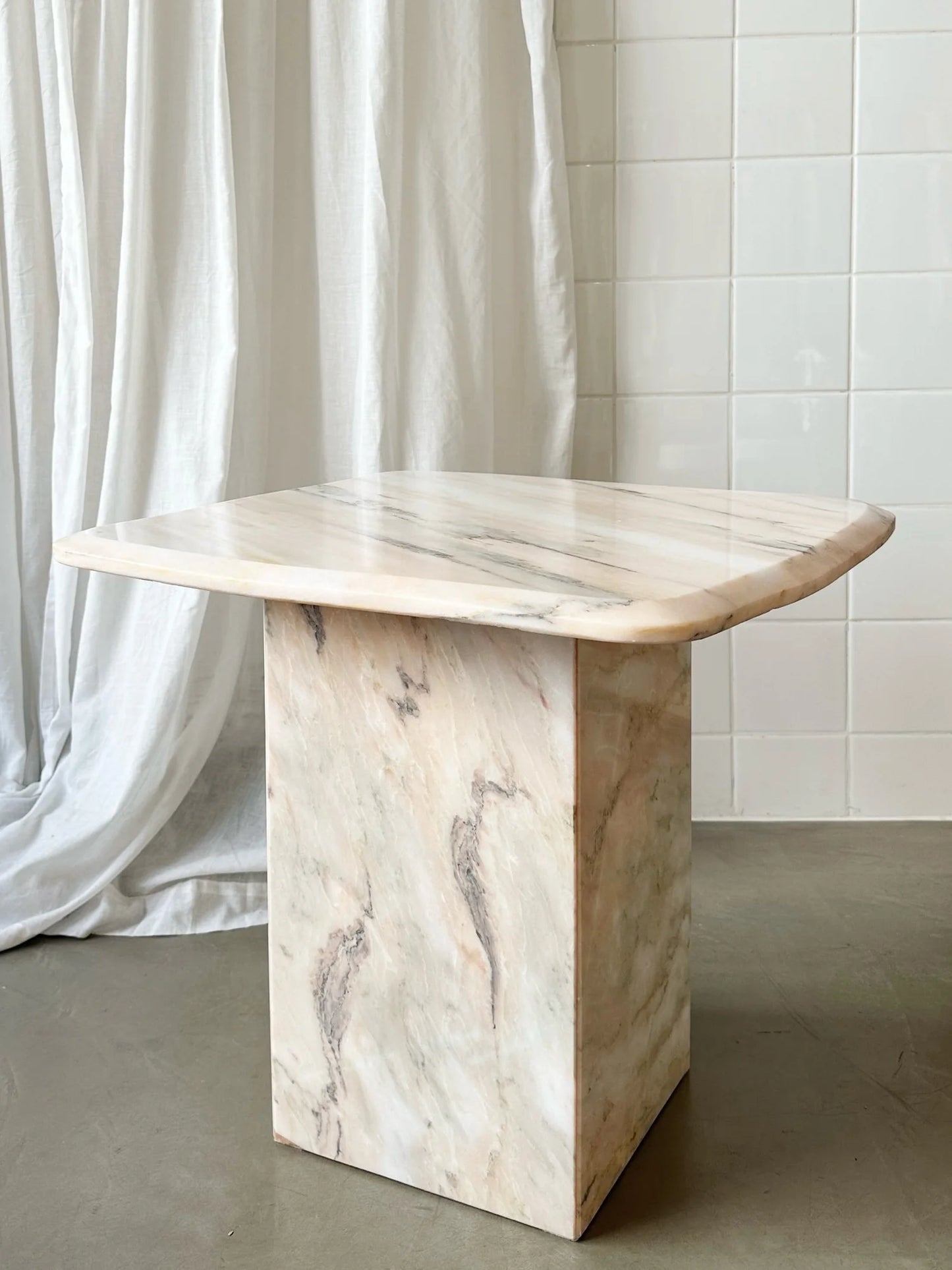 Bord marmor rosa