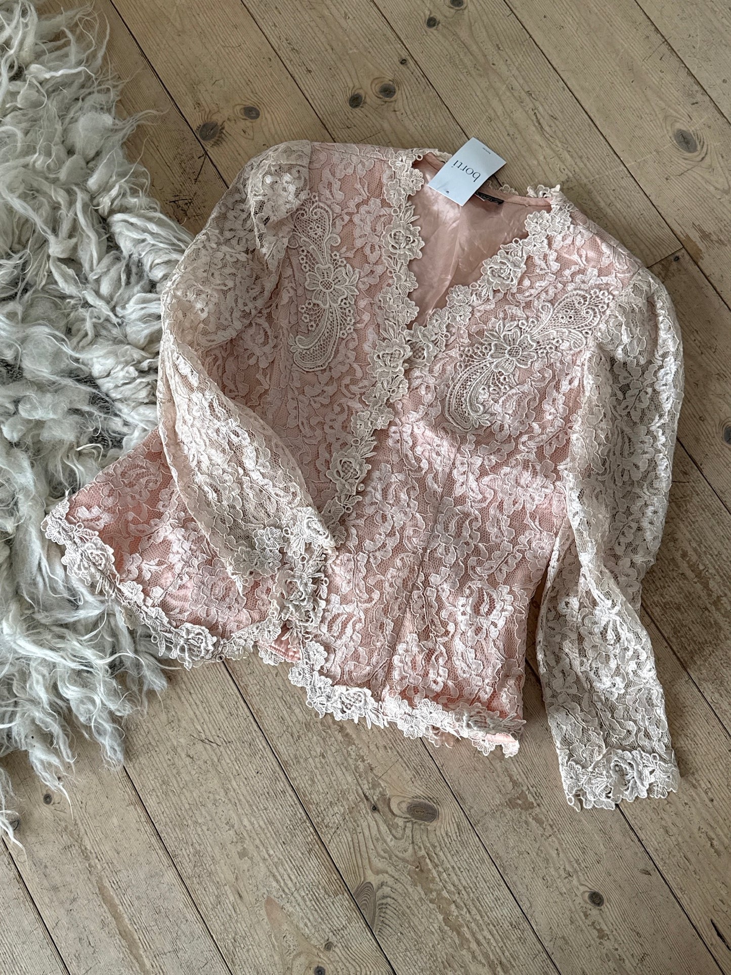 Jakke blonde lys rosa