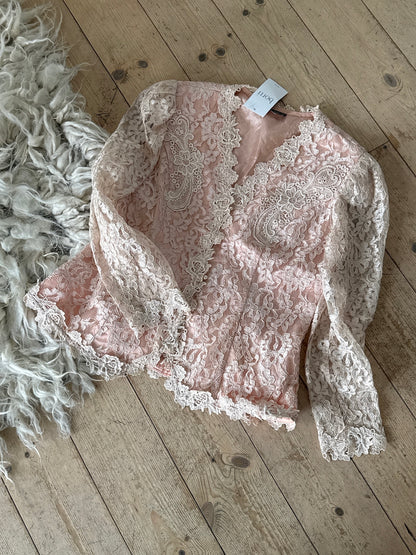 Jakke blonde lys rosa