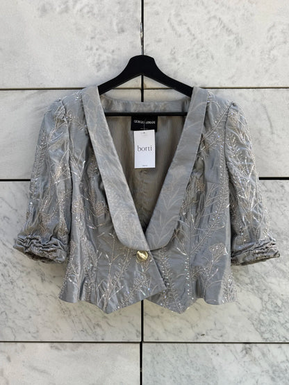 Blazer/bluse lys blå Georgio Armani