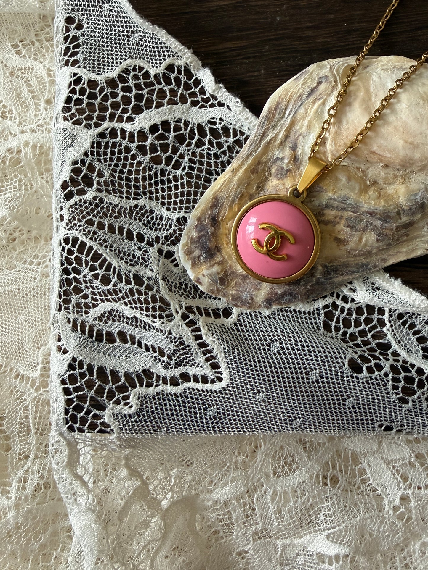 Smykke Chanel re-design rosa