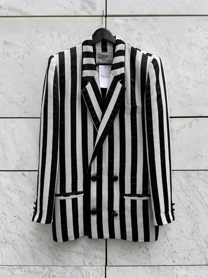 Sett blazer + skjørt striper Yohji Yamamoto
