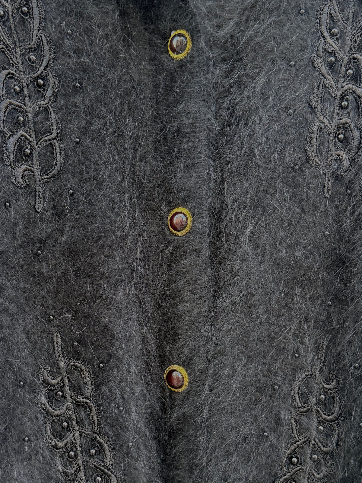 Cardigan angora sort
