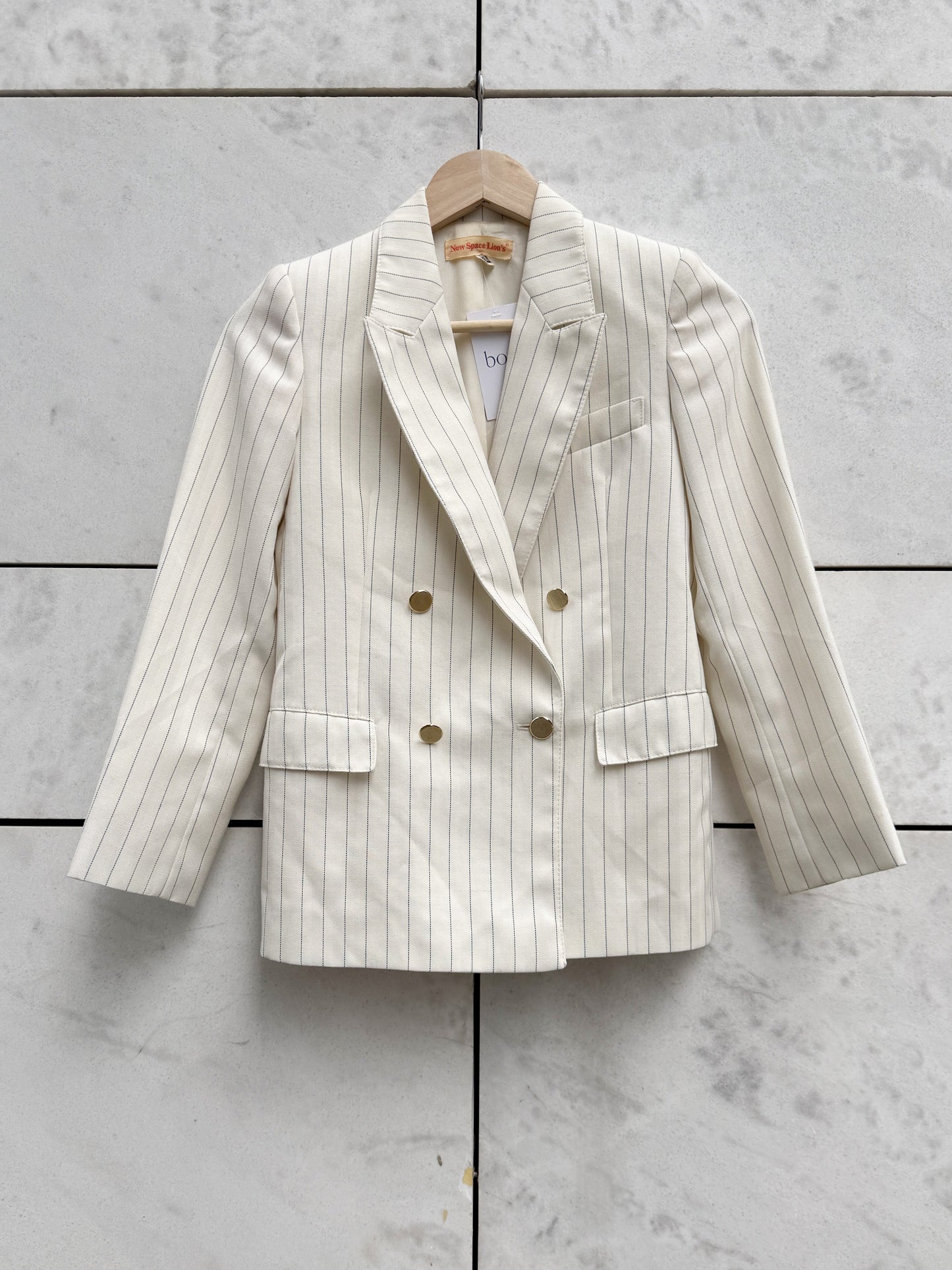 Blazer blå striper