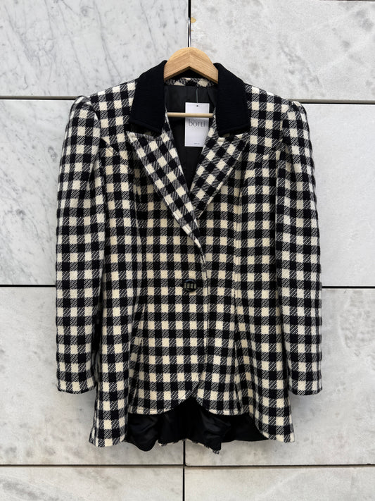 Blazer hundetann med stor knapp
