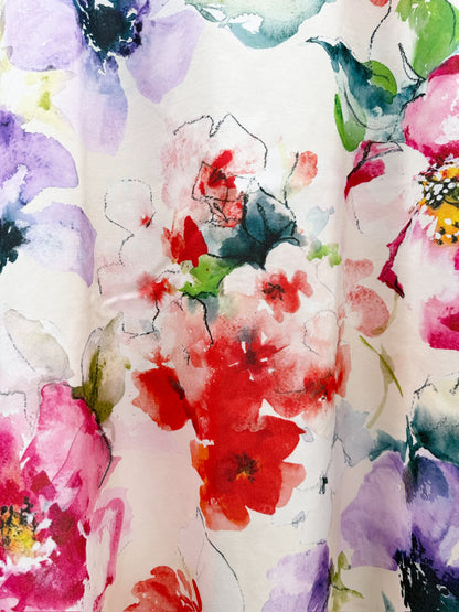 Skjørt langt blomster  byTiMo