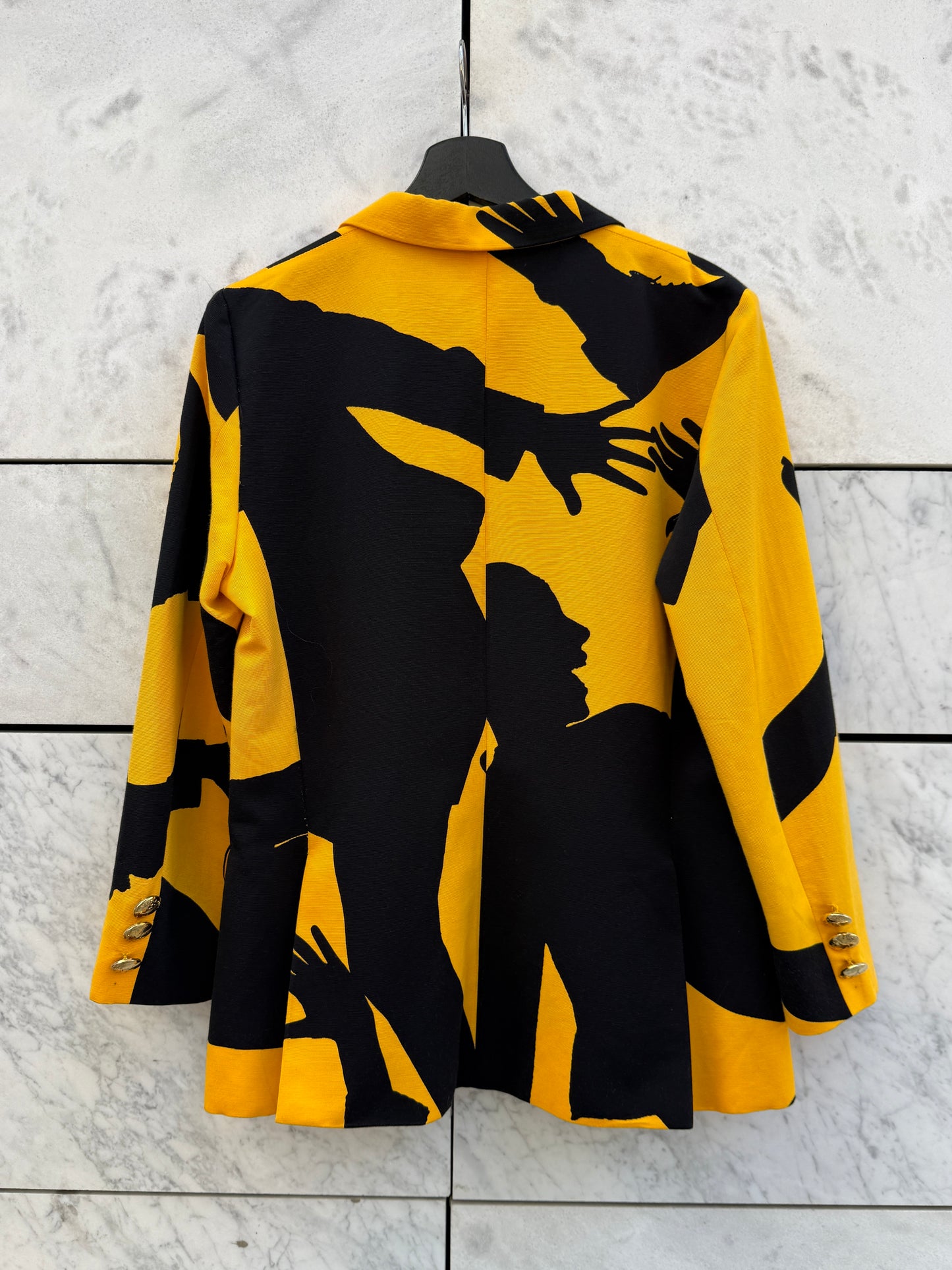 Blazer med print Moschino