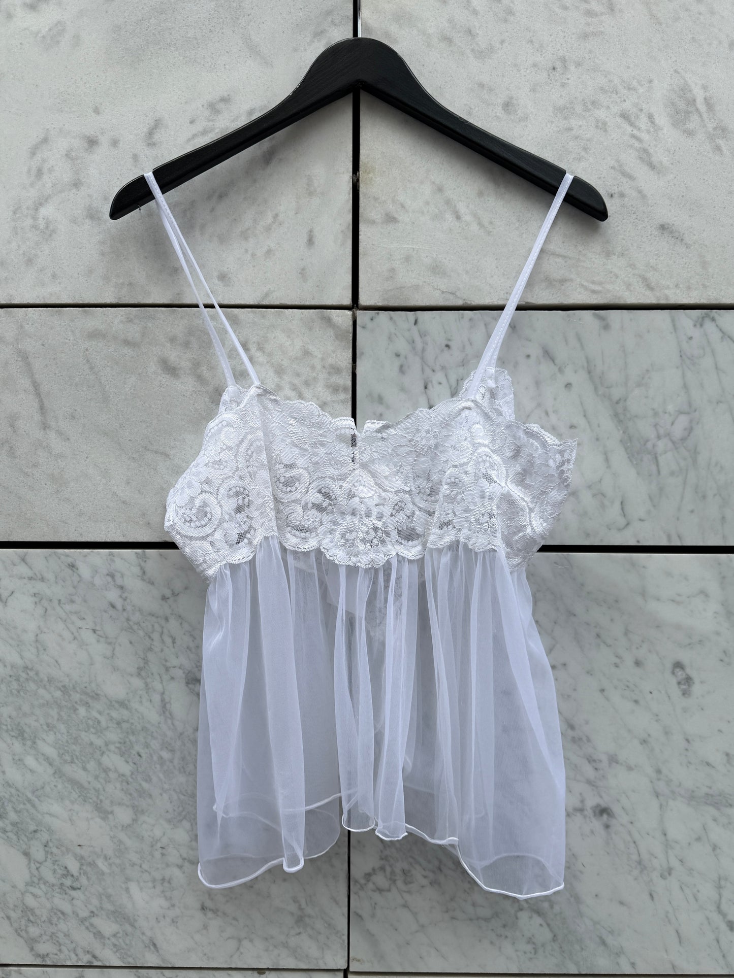 Singlet hvit blonde