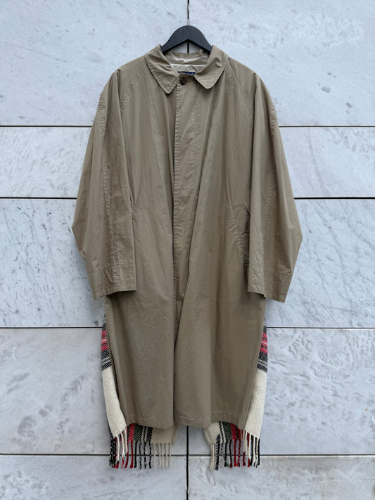 Trenchcoat beige med frynser Borti Re-design