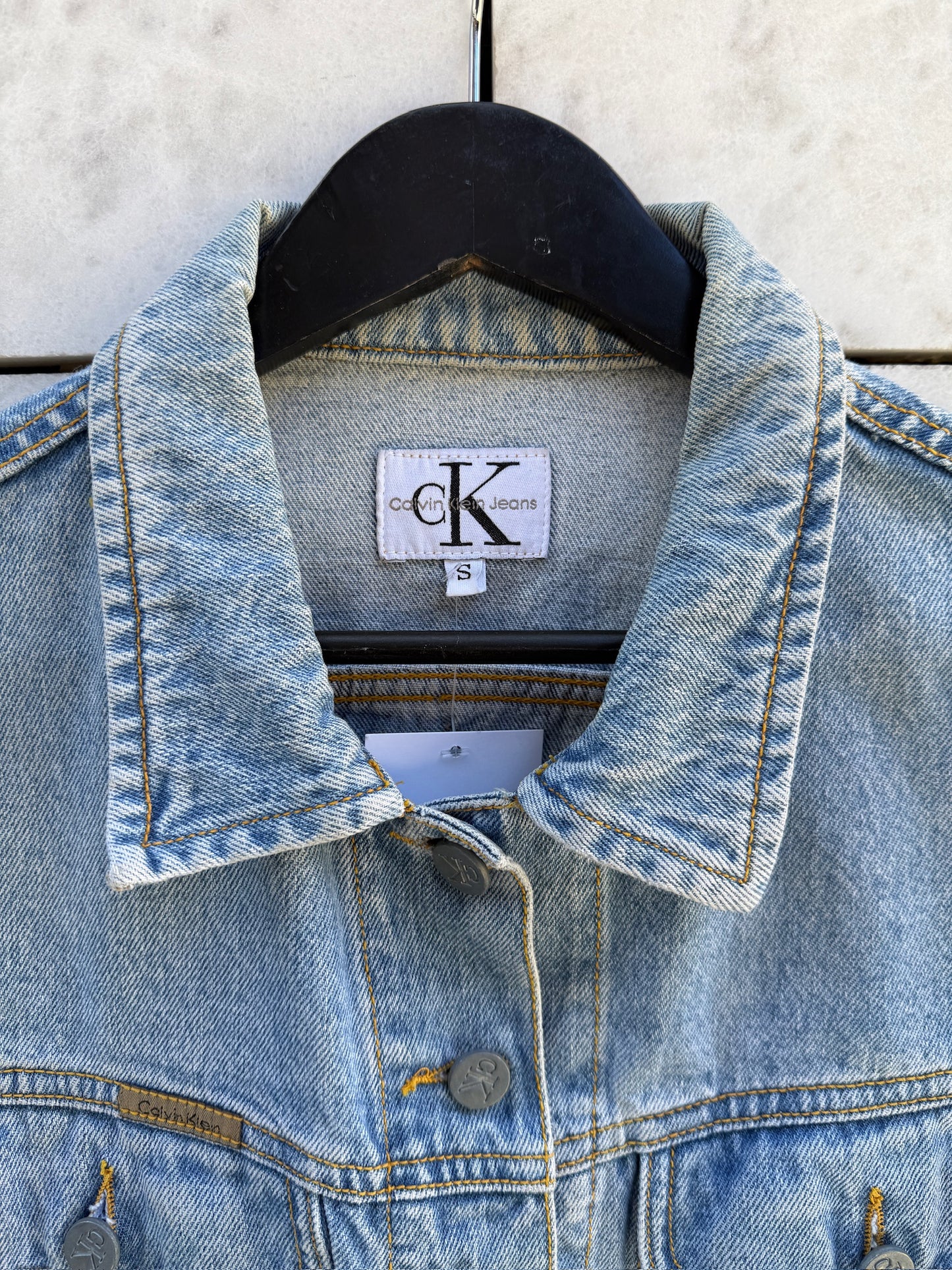 Jakke lysdenim Calvin Klein