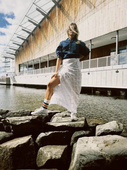 Skjorte denim District 7040
