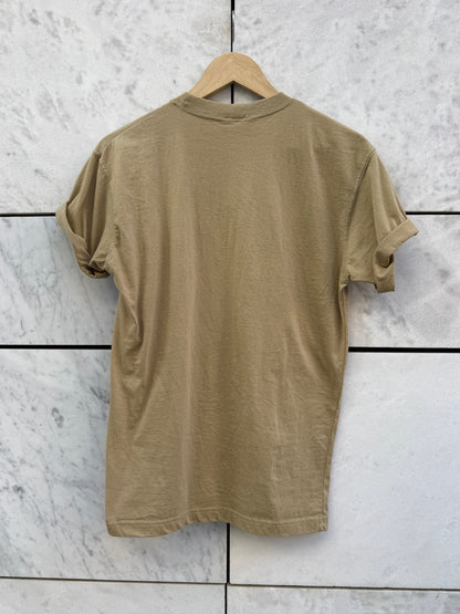 T-shirt beige army look